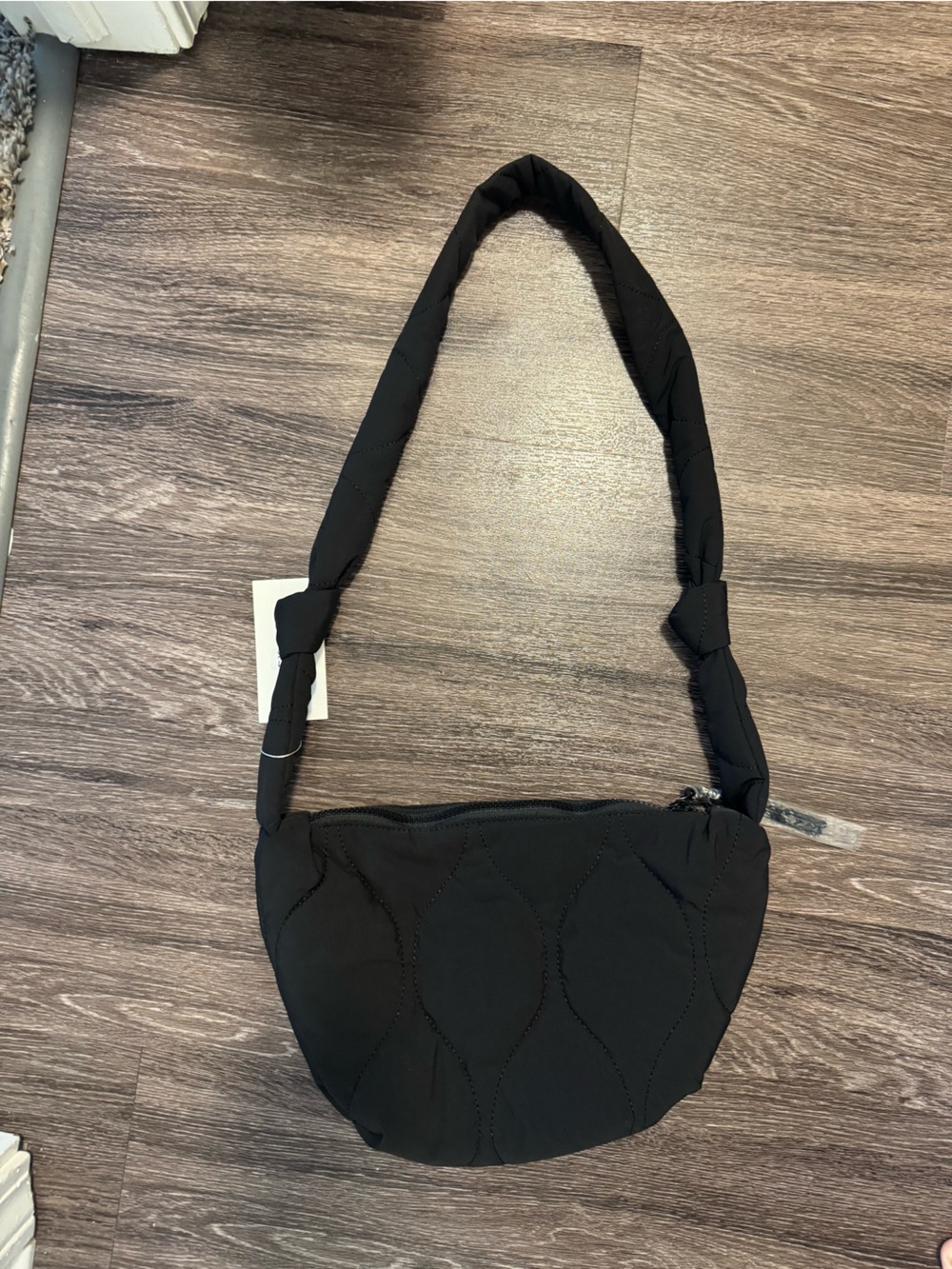 Black Quilted Headband Bag - Women Accessories